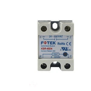 1pcs FOTEK KSR-40DA 24~550VAC Single-phase Solid State Relay - Picture 1 of 1