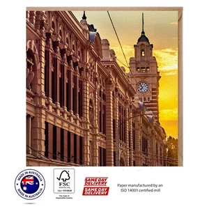 Flinders Street Station Greeting Card - Australian Designs The Scenery set - Picture 1 of 3