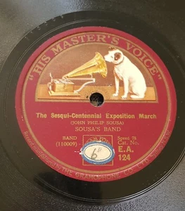 Sousa's Band - Exposition March / Arthur Pryor's Band - Philadelphia - 78RPM 10" - Picture 1 of 2