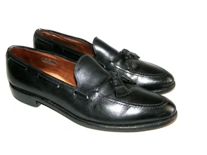 Allen Edmonds Drees Shoes Black Leather Men's Size 11.5 AAA N Loafer Slip On - Picture 1 of 12