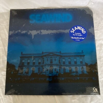 "SEAWIND"CTI Records –CTI 5002 Hyper Sticker,factory Sealed ,corner Cut LP Album - Image 1 of 4