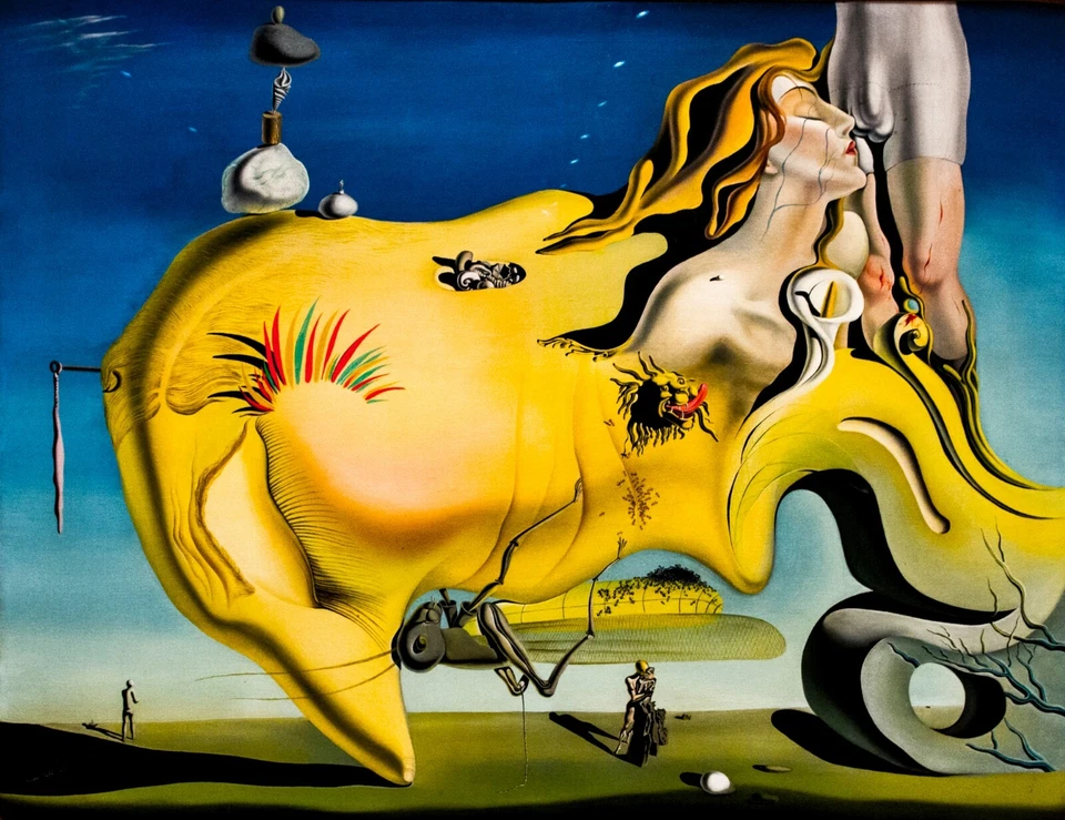 SALVADOR DALI Surrealism Art Poster or Canvas Print "The Great Masturbator" — 第 1/1 张图片