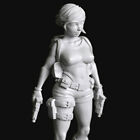 Sexy Tomb Raider in Shorts 02a - 28mm Scale Resin Miniature by Manufaktura