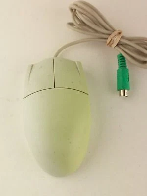 MOUSE model no PD39DB white roller ball computer PC PS2 keyboard two button - Image 1 of 2