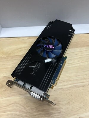 HIS ATI Radeon HD5830 1GB GDDR5 Dual DVI DisplayPort HDMI Video Card SN1-21F-A - Image 1 of 4