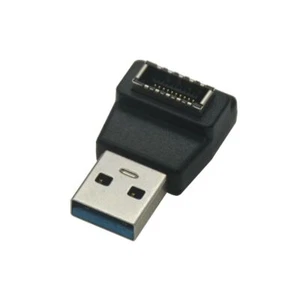 USB 3.0 Internal Header to USB 3.1 TYPE E Female Converter Computer Motherboard - Picture 1 of 3