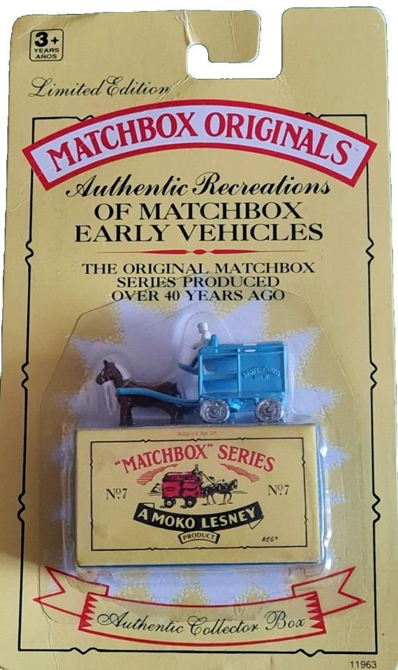 Matchbox Models of Yeteryear 1987 calendar Originals authentic recreation No.9
