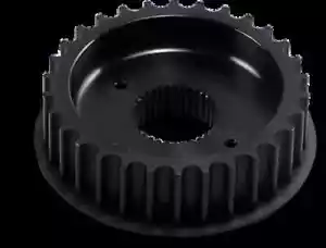 DS Black Steel Front Drive Belt Pulley 30 T Harley Roadster 1200 16-20 - Picture 1 of 3