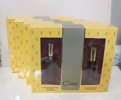 JUEGO DE 4 SPRAY DE COLONIA CONCENTRADA REVLON CIARA 80 Y EAU DE PARFUM SPRAY *DETALLES Foto 1 de 4
