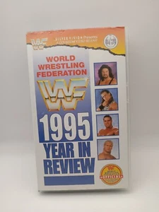WWF The Year In Review 1995 VHS PAL 100% Wrestling Video Tape WWE WCW AEW VGC  - Picture 1 of 5