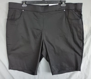 Pantaloncini donna Coral Bay taglia 24W neri comodi elasticizzati vita elastica - Foto 1 di 6