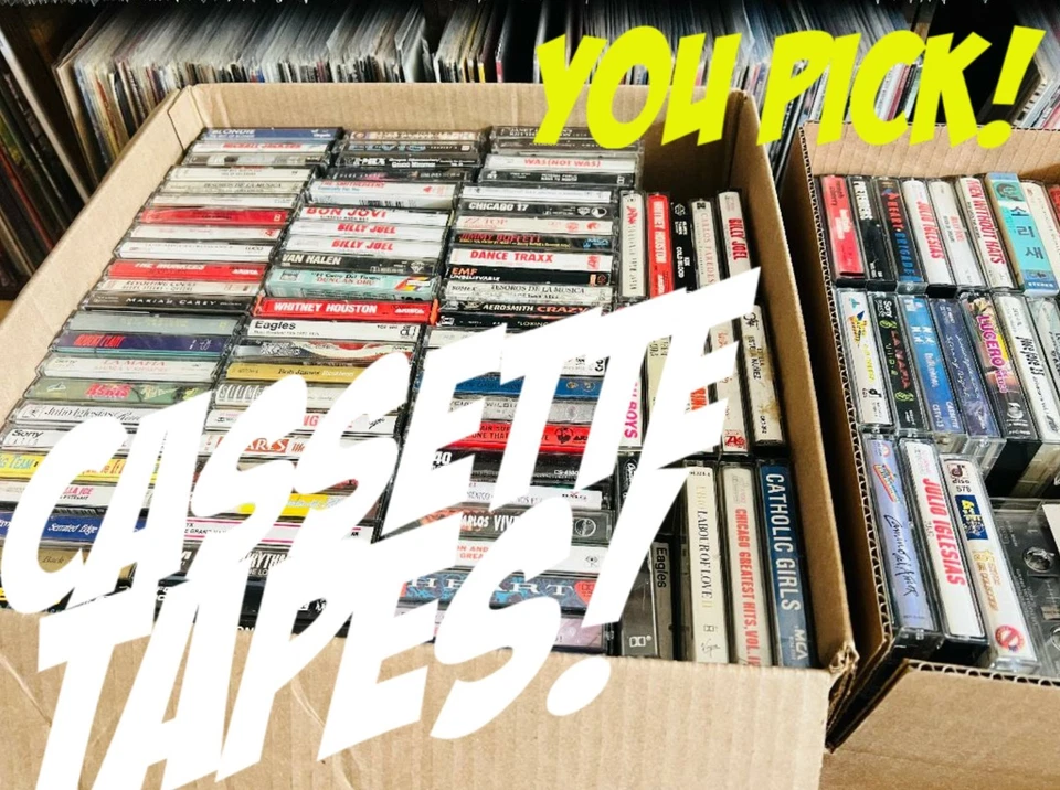 CASSETTE TAPES! YOU PICK! $2.00 and UP! Rock/80's/90's/Funk/Soul/ETC.. Foto 1 de 1