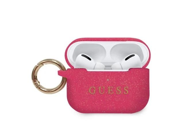 Etui Silicone Rosa Fucsia Guess Per Apple Airpods Pro - Immagine 1 di 1