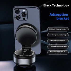 Magnetic Car Phone Holder Vacuum Electric Suction Cup Mount - Photo 1 sur 5