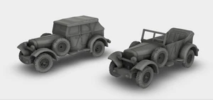Wanderer W11 Kübelwagen Wehrmacht WW2 Bausatz 3D Druck 1:87 - 1:24 - Bild 1 von 9