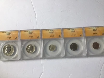 1959 proof set ANACS - Image 1 of 2