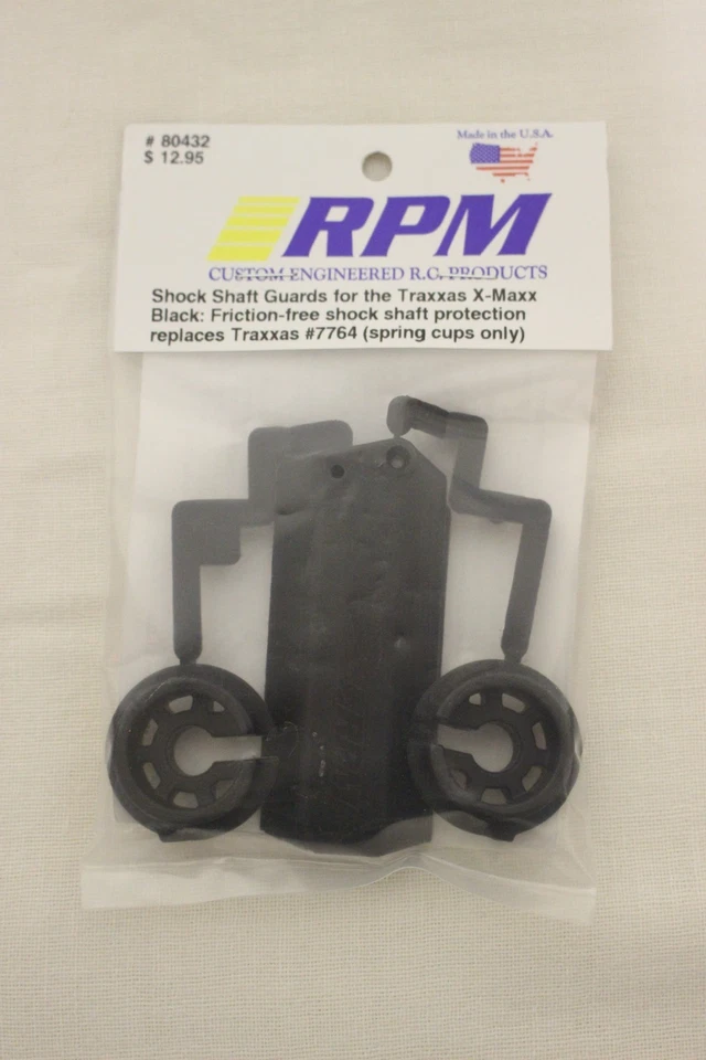 Protectores de eje de choque RPM Traxxas X-Maxx reemplaza a Traxxas 7764 negro #80432 Foto 1 de 1