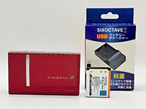 [Excellent] FUJIFILM FINEPIX Z250fd Red Digital Camera From Japan 5070502 - Picture 1 of 20