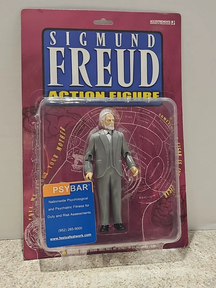 Vntg 2002 Accoutrements Sigmund Freud 5.5" Action Figure  - Image 1 of 4
