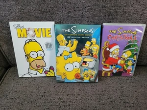 The Simpsons DVD Lot Complete Eighth Season 8 The Movie & Christmas Special - Picture 1 of 3