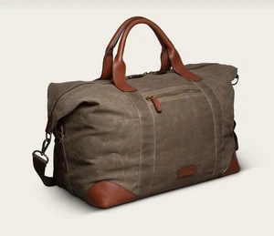 New TECOVAS WEEKENDER Travel Bag Sturdy Waxed Canvas Duffle Bag Large - Picture 1 of 13