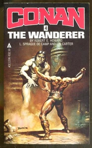 Conan the Wanderer by Robert E. Howard-Ace Paperback-1983-Boris VallejoCover - Picture 1 of 2