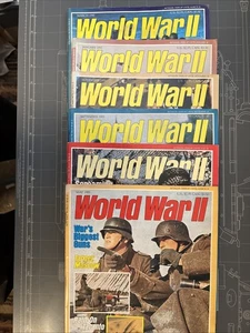 WORLD WAR II Magazine, Volume 4, 6 Issues, 1989 - 1990 - Picture 1 of 7