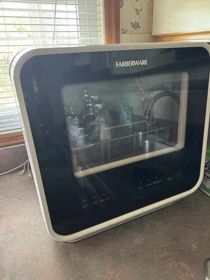 Farberware 24 pulgadas Lavavajillas portátil digital con 5 ciclos y capacidad de 2 lugares Foto 1 de 1