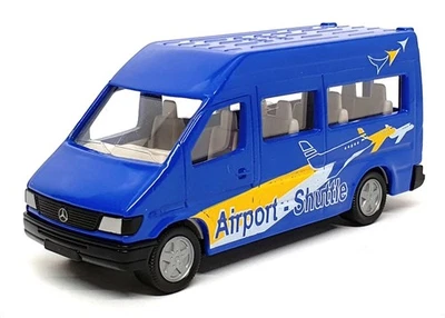 Siku 1/55 Scale 1930 - Mercedes Benz Sprinter Bus Airport Shuttle - Blue - Image 1 of 4