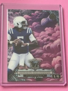 2024 Wild 7 Card Studs Anthony Richardson Combo Spades Pink #1/6 Colts - Picture 1 of 2