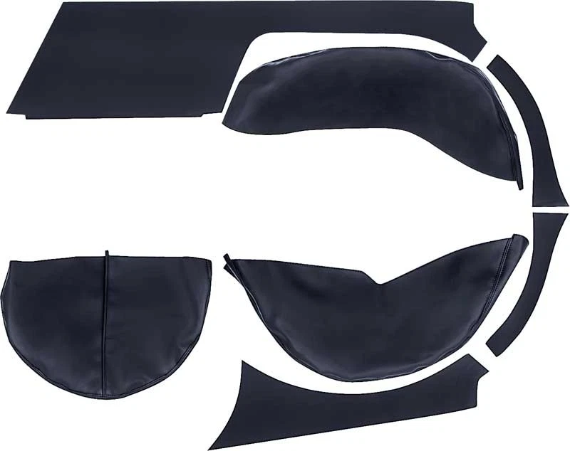 Chevy II Nova 1965-67; juego de cubierta de área de carga para camioneta; negro; juego de 7 piezas - Foto 1 de 1