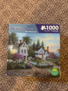 Dennis Lewan Puzzle Farn Wood Lane Neu 1000 Teile #8559-2 Karmin Intl Cottage Core  - Bild 1 von 2