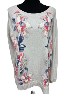 Sudadera JOULES Mujer Talla US 10 100% Algodón Elegante Jardín Floral Foto 1 de 4