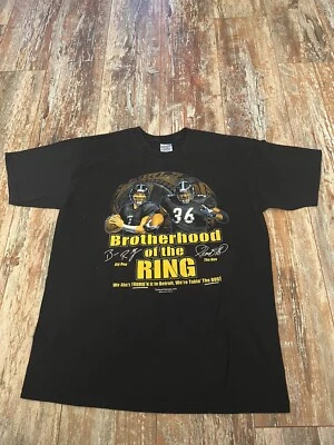 Camiseta Pittsburgh Steelers 2006 - Para hombre: grande - negra/multicolor Foto 1 de 4