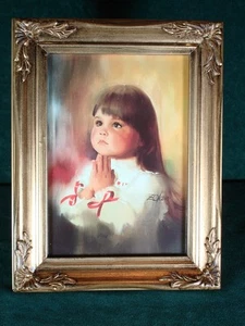 Donald Zolan 1992 A CHRISTMAS PRAYER Mini Lithograph, Ltd Ed - Picture 1 of 2