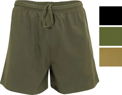 Physical Training PT Shorts Solid Work Out Running Exercise Gym Short - Image 1 of 2