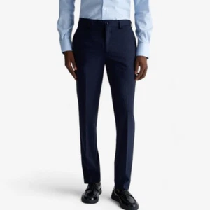 Liu-Jo QF4048J4776 Dark Blue Slim Fit Chino Pants Men's AI24 - Picture 1 of 6
