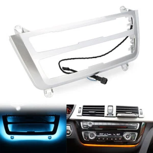 LED Luminescent AC/Radio Trim Dual Color For BMW F30 F3X 3 4 M3 M4 Retrofit Sliv - Picture 1 of 12