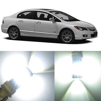 Luz de señal de giro delantera Allá Lighting 1157NA bombillas LED blancas para Acura CSX RLX Foto 1 de 4