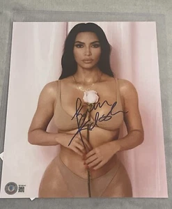 Kim Kardashian signed Autogramm 8x10 Foto HOT SEXY Beckett HOLO COA - Bild 1 von 2