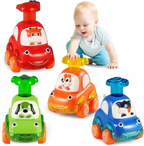 Animal Car Baby Toys for 1 2 Year Old Boy|First Birthday Gifts for Toddler Toys - Picture 1 of 12