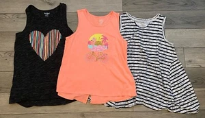 Girls Lot 3 Tank Tops Size XL 14-16 - Picture 1 of 11