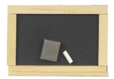 Bambole Casa Blackboard Gesso Tavola Miniatura Scuola Studio Ufficio Accessorio - Immagine 1 di 4