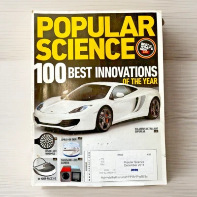 Magazine Back Issue ~ Popular Science ~ December 2011 ~ Volume 279 ~ Number 6 - Image 1 of 3