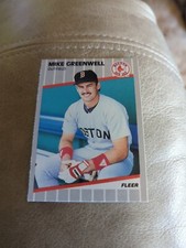 1989 Fleer Mike Greenwell Boston Red Sox #90