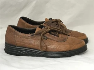 Scarpe da donna Mephisto in pelle marrone taglia US 8 UK 5,5 stringate suola ammortizzata ad aria - Foto 1 di 8