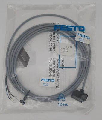 FESTO 12112 SME-3-LED-24 PROXIMITY SWITCH / SME3LED24 - Image 1 of 2