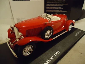 Caja blanca 1/43 castaño rojizo cola de barco, rojo - Imagen 1 de 2