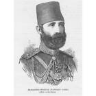 TURKEY Brigadier-General Suleiman Pasha ADC to the Sultan - Antique Print 1886