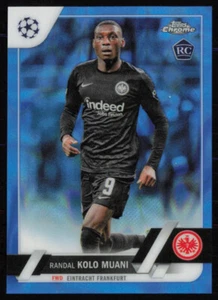 2022-23 Topps Chrome UCC Randal Kolo Muani Blue Lava Refractor Frankfurt #149 RC - Bild 1 von 2